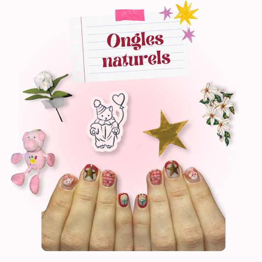 Nail art sur ongles naturels