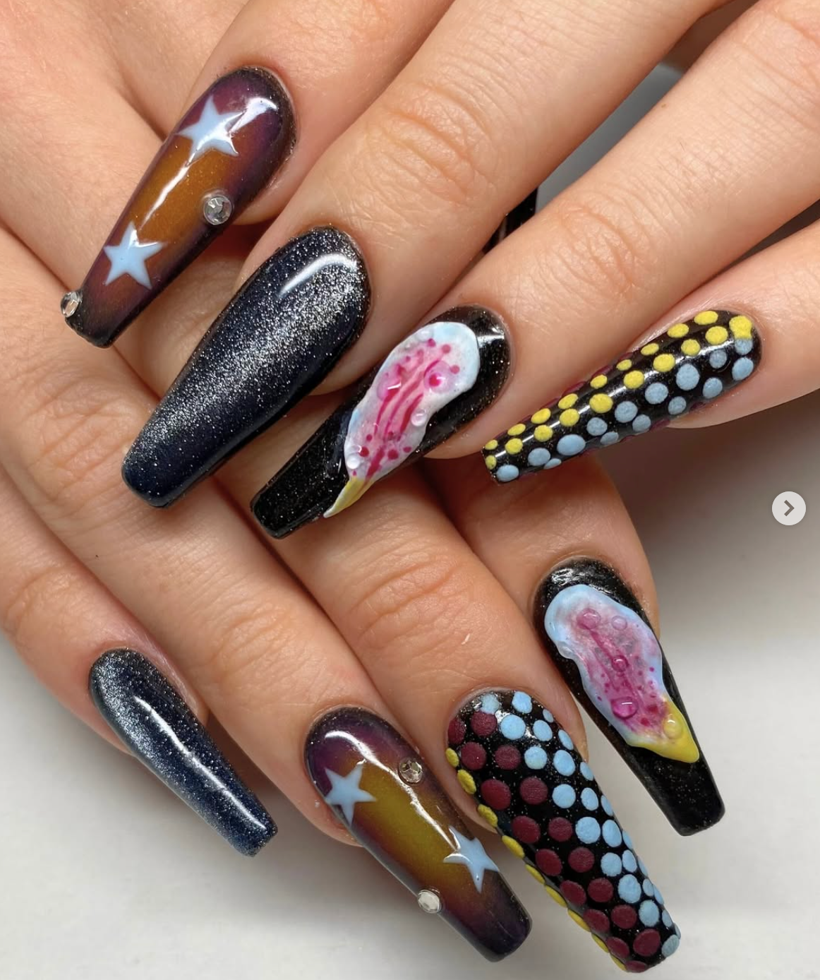 Prestation nail art réalisée