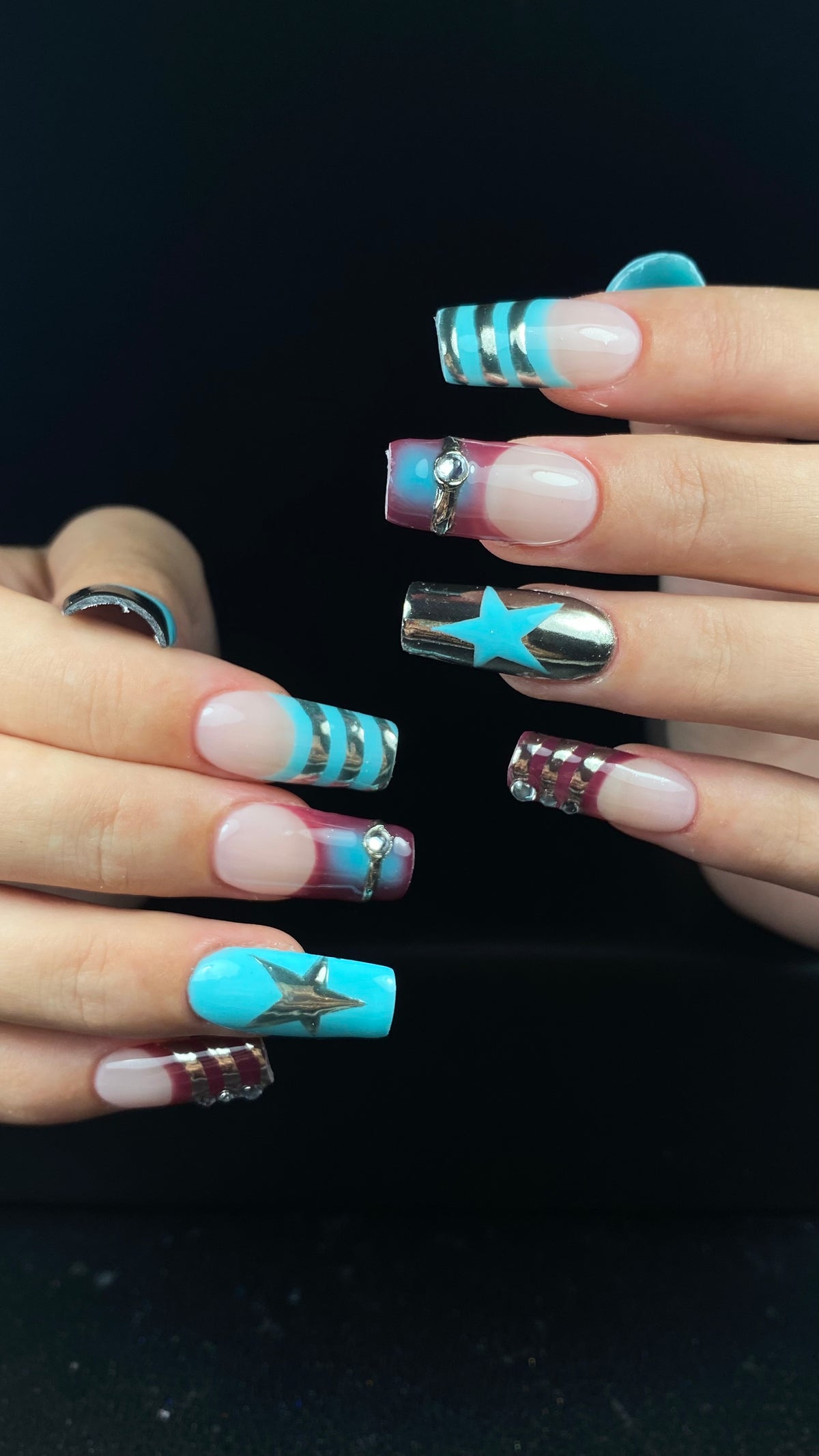 Prestation nail art réalisée