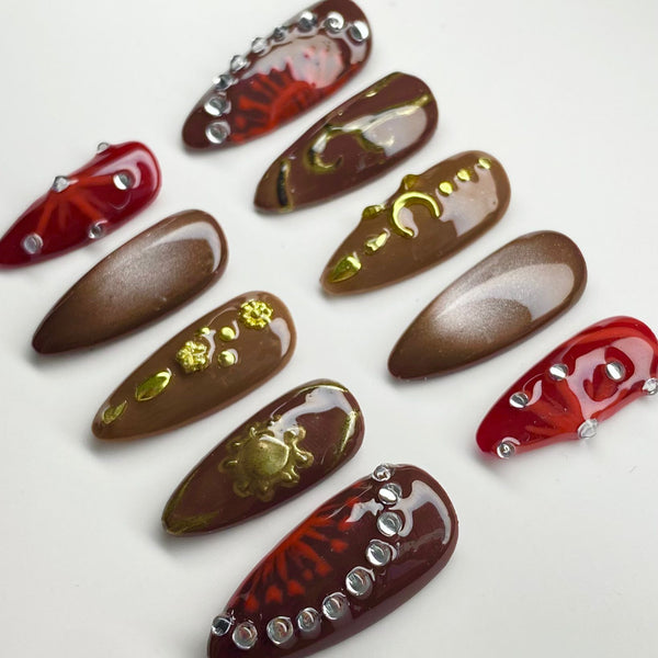 Réalisation nail art Souganya