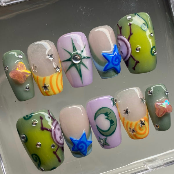 Réalisation nail art Nina