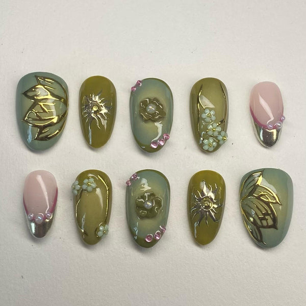 Réalisation nail art Nina