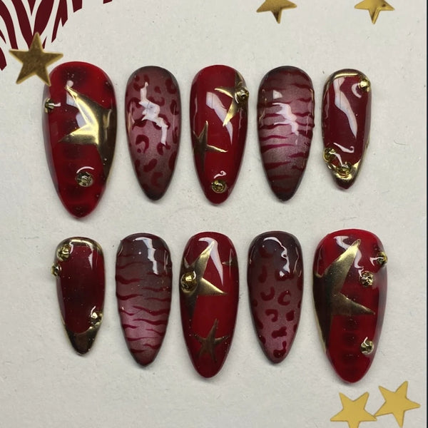 Réalisation nail art Laurine